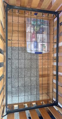 Crib mattress support frame