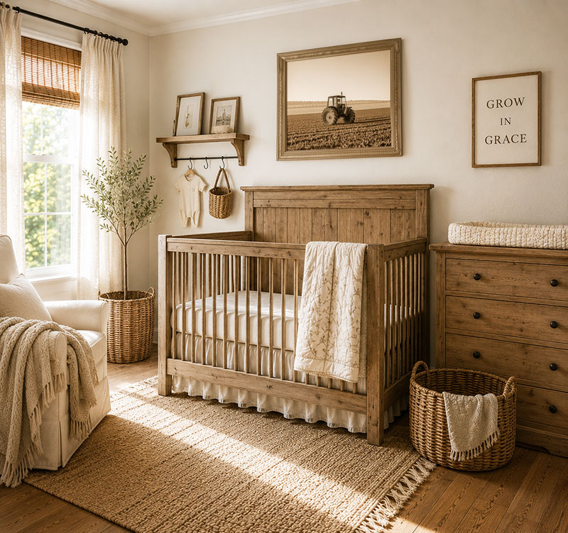 Farm Nursery Decor Ideas for Cozy Country Baby Rooms