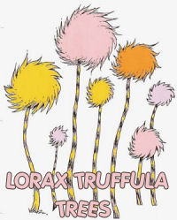 dr seuss lorax truffula trees wall stickers decals