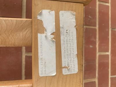 Simmons Little Folks Crib (Model 1409 89 53)