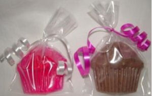 Homemade cupcake spa theme baby shower favors that you can make yourself!