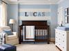 Blue and Brown Baby Nursery That's 