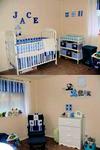 Baby Jace's Blue Elephant Nursery