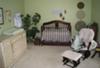 Carter's Brown and Green Baby Nursery Decor