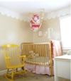 Chic Baby Girl Pink and Yellow Nursery