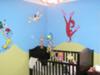 Dr. Seuss Theme Nursery Wall Mural  - Fox in Sox, Green Eggs and Ham and More!