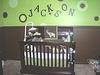 Green and Brown Baby Elephant Theme Nursery with Polka Dots on the Wall Decorated our Baby Boy Jackson