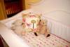Baby bird fitted crib sheets from Pottery Barn Kids and Serena and Lily bumper