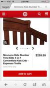 Simmons Kids Slumber Time Elite 4-in-1 Baby Crib