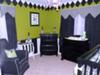 Our Baby Boy, Liam's, Black, White and Lime Green Frog Prince Nursery Theme