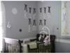 GRAY AND WHITE BABY BUNNY RABBIT NURSERY THEME