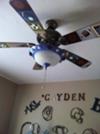 Custom All Star Sports Nursery Ceiling Fan