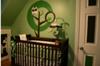 Green and Brown Owl Baby Nursery Theme in Natural Forest Colors