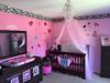 Pink and Black Baby Princess Nursery