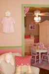 My Baby Girl's Pink and Green Nursery Decor with Polka Dots, Plaid and more!