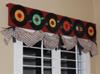Rock and Roll Window Treatments -  Country and Western Musical Custom Nursery Window Valance