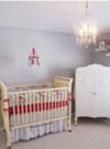 Baby Ruby's Vintage Modern Grey and Red Nursery 