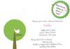 Custom Pink and Green Birdy Baby Shower Invitations by Serena Baker of Rylie Boo