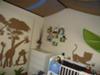 Our Baby Boy's Jungle Kingdom Safari Nursery Theme with Large Animal Silhouette Wall Decals