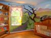 Scottish Nursery Theme with a Blue Sky Ceiling Painting
