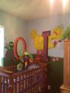 OSCAR AND BIG BIRD MURAL - SESAME STREET NURSERY THEME