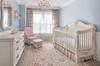 Shabby Chic Princess Rose Pink and Blue Vintage Nursery 