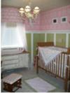 Pink, Green and White Vintage Baby Ballerina Nursery Decorating Ideas and Decor