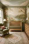 A Cozy Corner in our Baby's Woodland Wonderland Nursery Theme