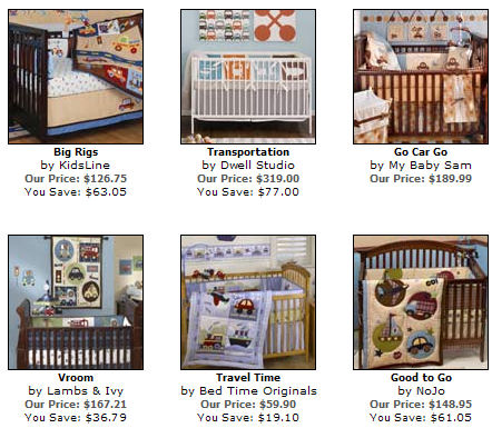 vintage airplane trucks cars planes transporation baby nursery crib bedding