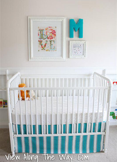 pink and turquoise nursery ideas