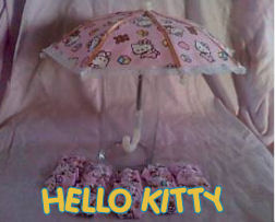 hello kitty cat pink umbrella baby shower party decorations