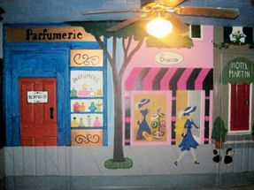 French baby nursery Paris style wall decor for a baby girl's Parisian nursery theme