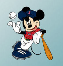 mickey mouse baseball wall decal sticker