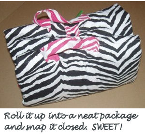 custom black and white ruffled zebra print nap mat for my little diva girl