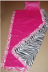 custom black and white ruffled zebra print nap mat for my little diva girl