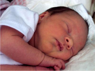 A sleeping baby's temperature should be monitored to protect from overheating 