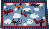 airplane rug room rug shaped shape area nursery bedroom rectangle round