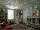 vintage baby blue and antique white boy nursery theme ideas decorating painting ceiling circus color paint