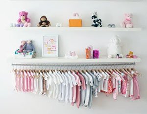 Unique baby nursery closet organizer organization tips ideas