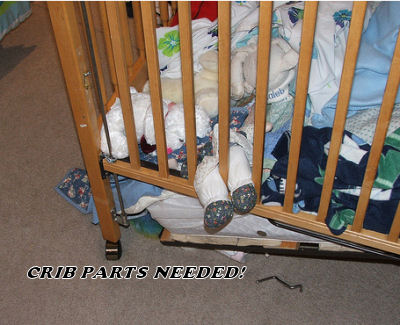 baby crib hardware