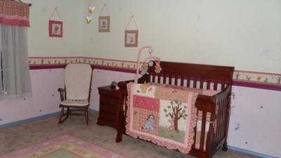 Winnie the Pooh English Garden Nursery for Our Baby Girl