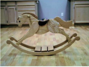 Homemade Palomino Baby Rocking Horse Woodworking Plans