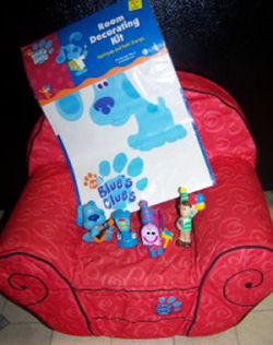 blues clues crib bedding set