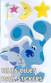 blues clues wall stickers decorations