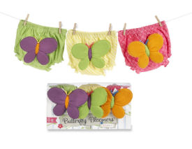 Baby girl butterfly theme diaper cover clothesline baby shower gifts