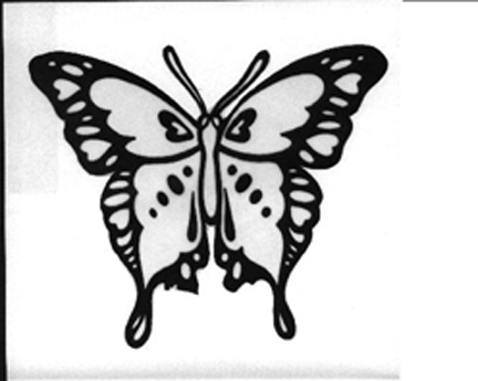 butterfly stencil butterflies stencils wall large outline