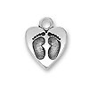 sterling silver mothers bracelet baby shoe charms