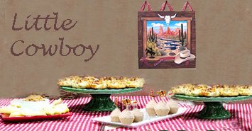 Cowgirl cowboy baby shower cupcakes decorating ideas with menu food table decorated