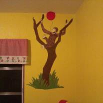 Curious George Baby Nursery Wall Art