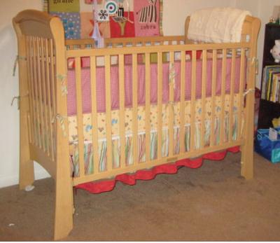Delta Martine Sleigh Baby Crib Model 4842-1